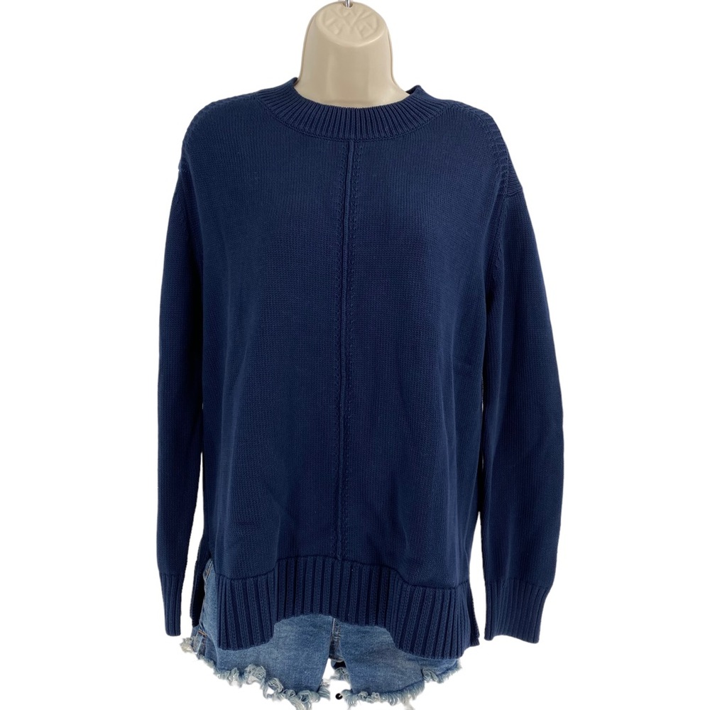 Tuckernuck | Navy Brant Point Crewneck Relaxed Fit Knit Sweater Size S - Picture 3 of 7